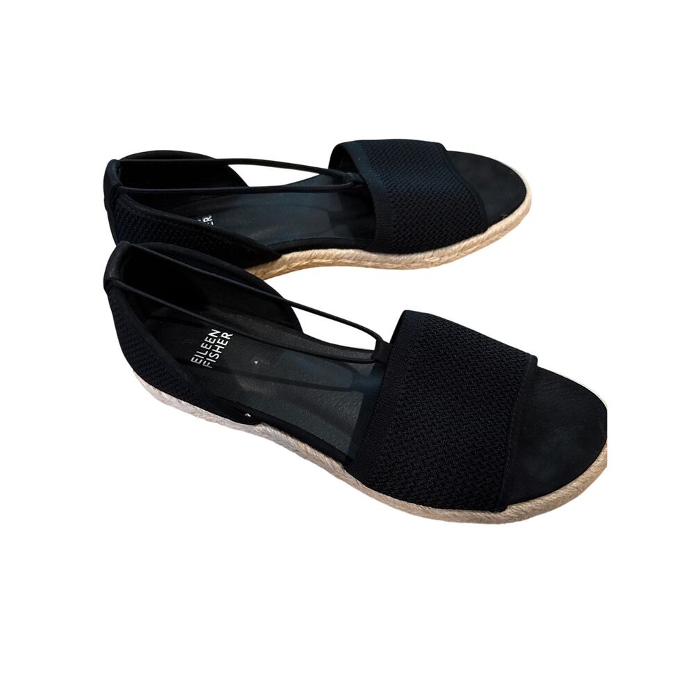 EILEEN FISHER Sandals Black Size 8.5 Women's Comfy